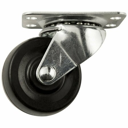 SOFTTOUCH CASTER WHEEL BLK/SLV 4323255T